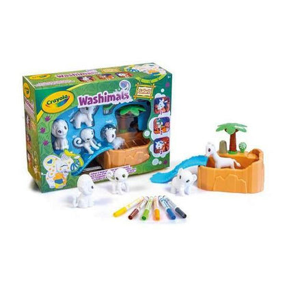 Spel Rita och Måla Washimals Safari Crayola - DETDUVILLLHA.SE