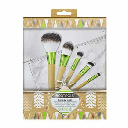 Sminkborstar, set Holiday Vibes Ecotools (6 pcs)