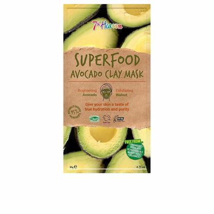 Ansiktsmask 7th Heaven Superfood Avokado Exfoliering Lera 10 g