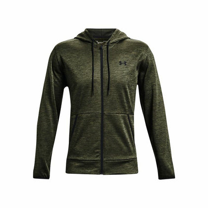 Träningsjacka Herr Under Armour Fleece FZ Oliv