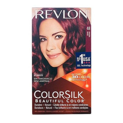 Farbe ohne Ammoniak Colorsilk Revlon Burgund