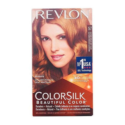 Färg utan ammoniak Colorsilk Revlon Mycket ljust guldfärgat kastanjebrunt