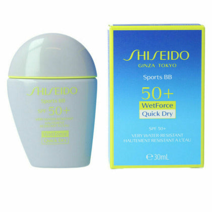 Fuktighetskräm med sminkad effekt Sun Care Sports Shiseido SPF50+ (12 g)