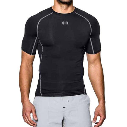 Men's Short Sleeved Compression T-shirt  Under Armour 1257468-001 Svart - DETDUVILLLHA.SE