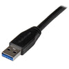 USB A till USB B Kabel Startech USB3SAB5M            Svart