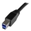 USB A till USB B Kabel Startech USB3SAB5M            Svart