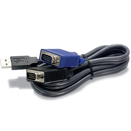 Kabel KVM Trendnet TK-CU10              Svart 2,8 m