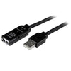 Skarvsladd USB Startech USB2AAEXT20M         20 m Svart