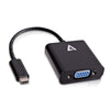 USB C till VGA Adapter V7 V7UCVGA-BLK-1E       Svart