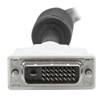 Video Digital DVI-D Kabel Startech DVIDDMM3M            Vit/Svart 3 m