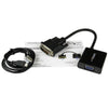 DVI-D till VGA Adapter Startech DVI2VGAE             0,19 m Svart