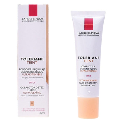 Flytande makeupbas Toleriane Teint La Roche Posay SPF25 (30 ml) Spf 25 30 ml