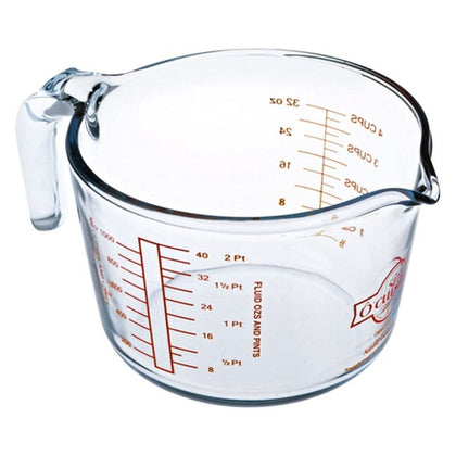 Måttkanna Ô Cuisine Transparent Glas 1 L