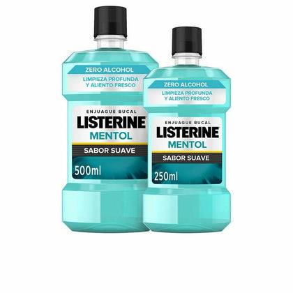 Munvatten Listerine Mjukt Mentol (500 ml + 250 ml)