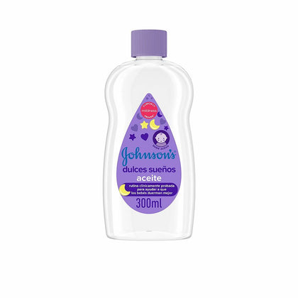 Avslappnande kroppsolja Johnson's Dulces Sueños Bebis (300 ml)