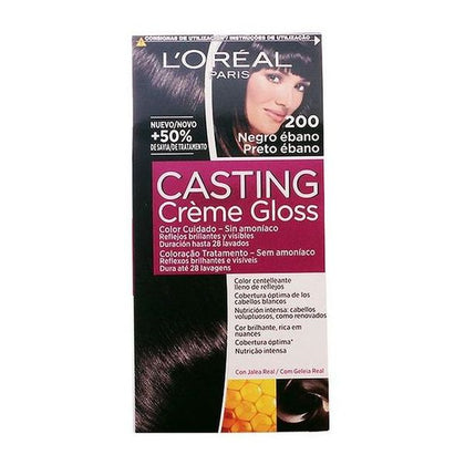 Färg utan ammoniak Casting Creme Gloss L'Oreal Make Up Ebonysvart