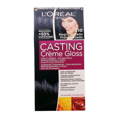 Färg utan ammoniak Casting Creme Gloss L'Oreal Make Up Blåsvart