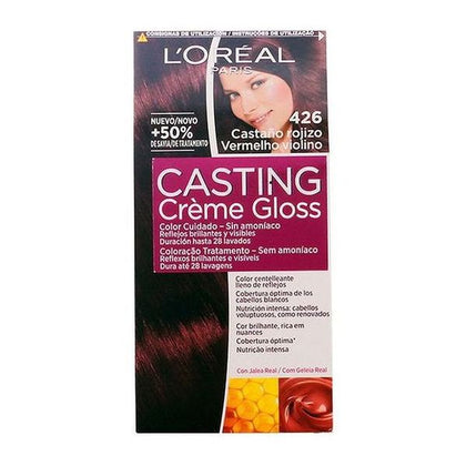 Färg utan ammoniak Casting Creme Gloss L'Oreal Make Up Kopparfärgat kastanjebrunt