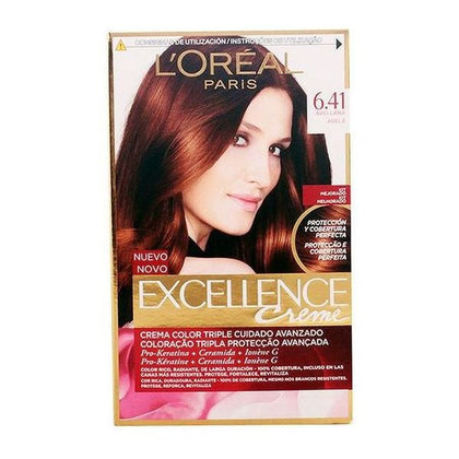 Permanent färg Excellence L'Oreal Make Up Nötbrunt