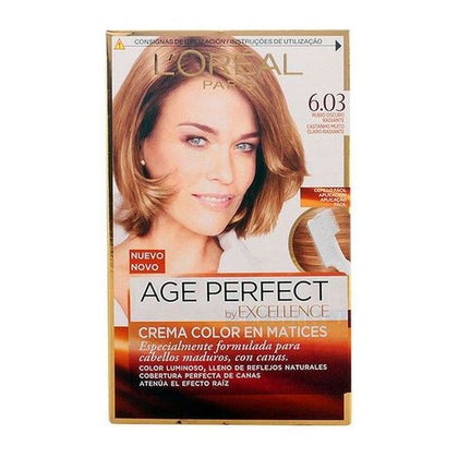 Permanenter Anti-Aging-Farbstoff Excellence Age Perfect L'Oreal Expert Professionnel Dunkelblond