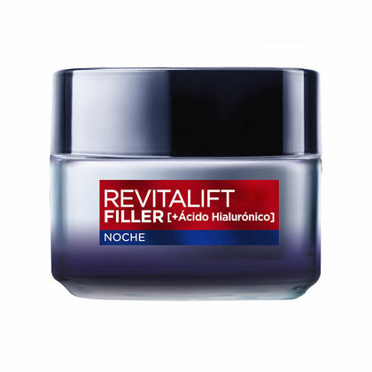 Nattkräm L'Oreal Make Up Revitalift Filler Med hyaluronsyra 50 ml