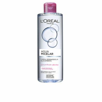 Sminkborttagande micellärt vatten L'Oreal Make Up Agua Micelar Suave Känslig hud 400 ml