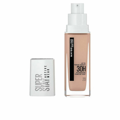 Flytande makeupbas Maybelline Superstay Activewear 30 h Foundation Nº20 Cameo (30 ml)