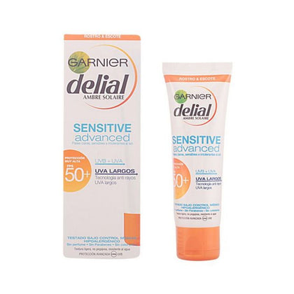 Ansiktssolkräm Sensitive Delial SPF 50+ (50 ml)