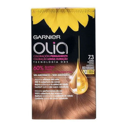 Färg utan ammoniak Olia Garnier Golden dark blonde