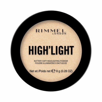 Brunt kompaktpulver High'Light  Rimmel London Nº 001 Stardust (8 g)