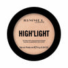 Brunt kompaktpulver High'Light  Rimmel London Nº 002 Candleit (8 g)