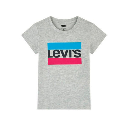 T-shirt med kortärm Barn Levi's Sportswear Logo Tee Grå