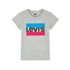 T-shirt med kortärm Barn Levi's Sportswear Logo Tee Grå