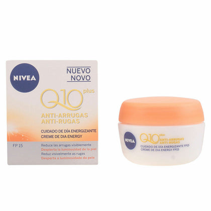 Energigivande kräm mot rynkor Nivea Q10+ Spf 15 (50 ml)