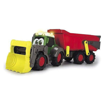 Traktor med skopa och släpvagn Happy Series Simba (65 cm) - DETDUVILLLHA.SE