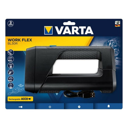 Ficklampa Varta Work Flex Svart 600 lm