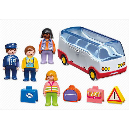 Playset 1.2.3 Bus Playmobil 6773 Vit