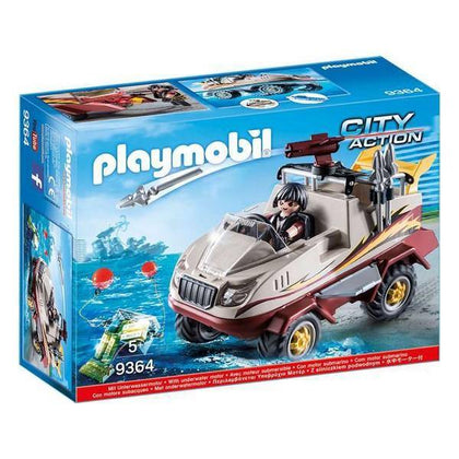 Amfibisk Bil City Action Playmobil 9364 (11 pcs) - DETDUVILLLHA.SE