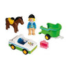 Playset 1.2.3 Horse Trailer Car Playmobil 70181 (5 pcs) - DETDUVILLLHA.SE