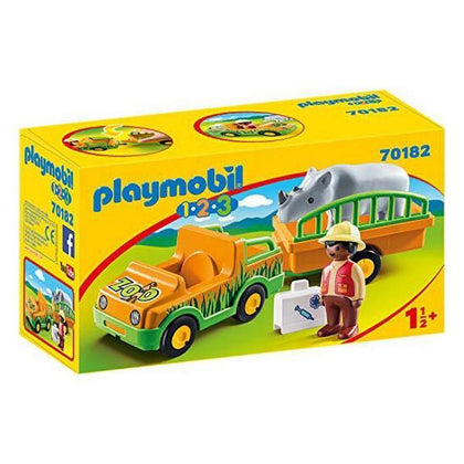 Playset 1.2.3 Zoo Playmobil 70182 (5 pcs) - DETDUVILLLHA.SE