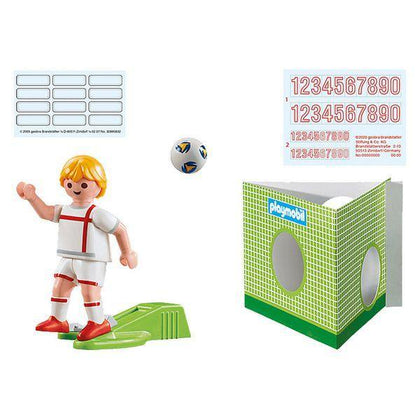 Figur Football Player England Playmobil 70484 (8 pcs) - DETDUVILLLHA.SE