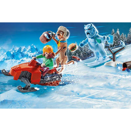 Playset Scooby Doo Adventure with Snow Ghost Playmobil 70706 (46 pcs)