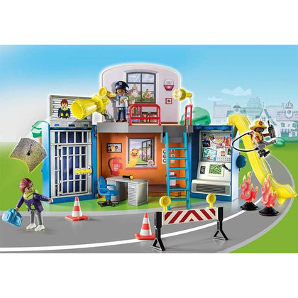 Playset Playmobil Duck on Call Polis Basstation 70830 (70 pcs)