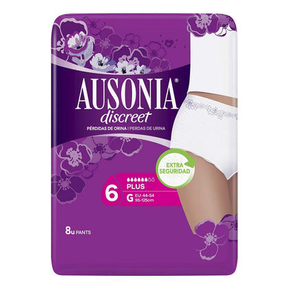 Inkontinensbinda Ausonia Discreet Stor (8 uds)