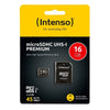 Micro-SD Minneskort med Adapter INTENSO 34234 UHS-I Premium Svart