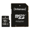 Micro-SD Minneskort med Adapter INTENSO 34234 UHS-I XC Premium Svart