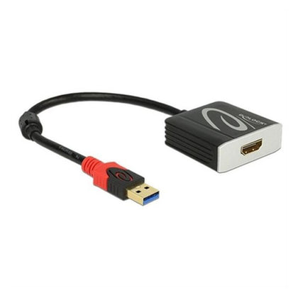 USB 3.0 till HDMI Adapter DELOCK 62736 20 cm Svart