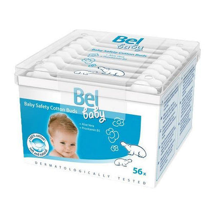 Säkerhetsbomullspinnar Baby Bel (56 uds) - DETDUVILLLHA.SE