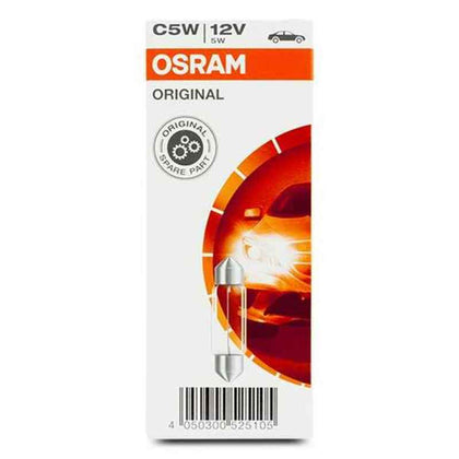 Glödlampa för bil OS6418 Osram OS6418 C5W 12V 5W (10 pcs)