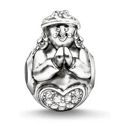 Dampärlor Thomas Sabo K0182-643-14 (1 cm) Silvrig (1 cm)